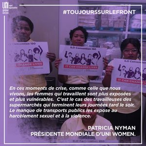 Poster - Uni women word president - en français 